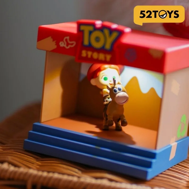52Toys Blind Box Collectible Figurine Disney Toy Story Classic Movie Moments Desktop Display Ornament For Collectors Great Gift