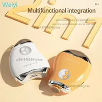 Electric Nail Clipper with LED Light 3 Gears Double-Headed Cute Mango Shape Trimmer and Polisher Baby Toes Nail Clipper