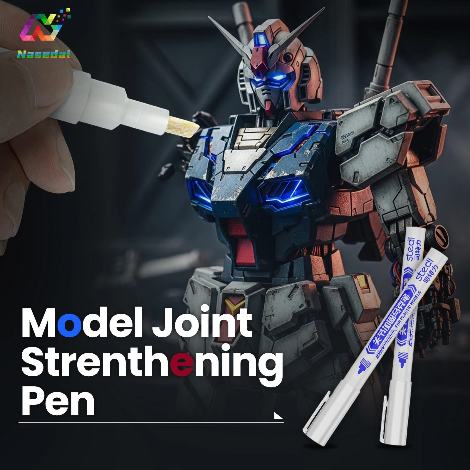 Stedi MS-58 Model Joint Fixing Pens for Gundam Figures Repair Marker Scale Plastic Model Kits Military Hobby Craft Building Tool