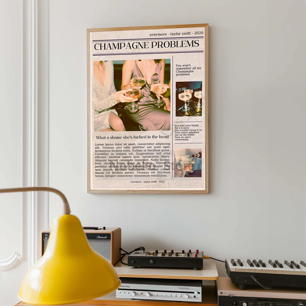 مغني البوب أغاني ساخنة كلمات الملصقات الموسيقى الشعبية الحديثة يطبع حائط لوح رسم الفن صور غرفة المعيشة المنزلي الديكور #5