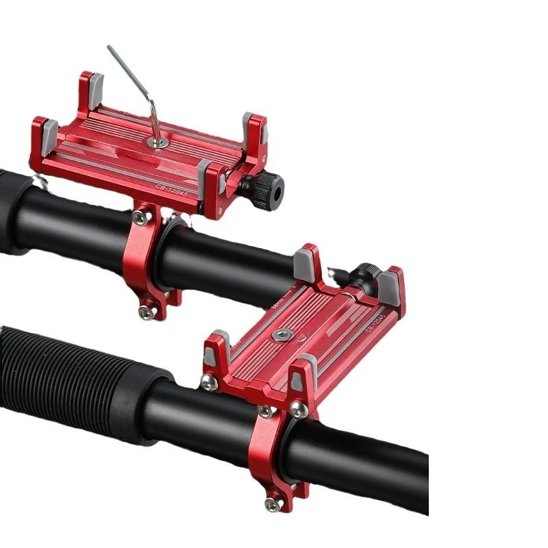 

For Bicycle Phone Holder Reliable MTB Phone Mount Stand Bicycle Aluminum for Adjustable Bike Phone Nonslip Holder