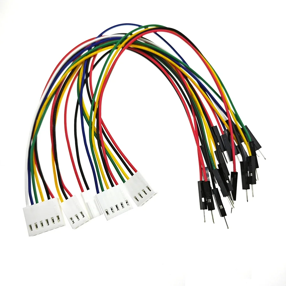 10pcs Kf2510 To 2. 54mm-1p Male/female Cable Connection/terminal Wire Long 20cm Wire Rehearsal Line 2-6pin