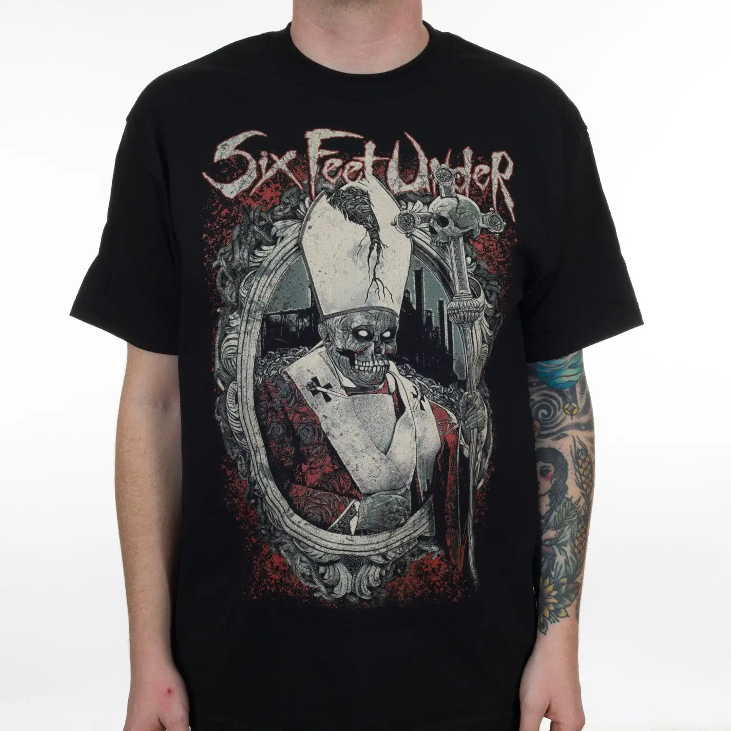 Six Feet Under Divine Mercy Band T-Shirt 100% Cotton Graphic Tee Men Women Summer Streetwear Top