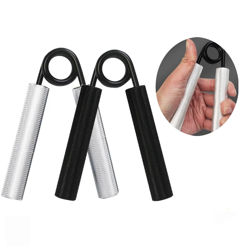

Aluminum alloy metal grip fitness type A cross-border men's metal grip spring steel grip