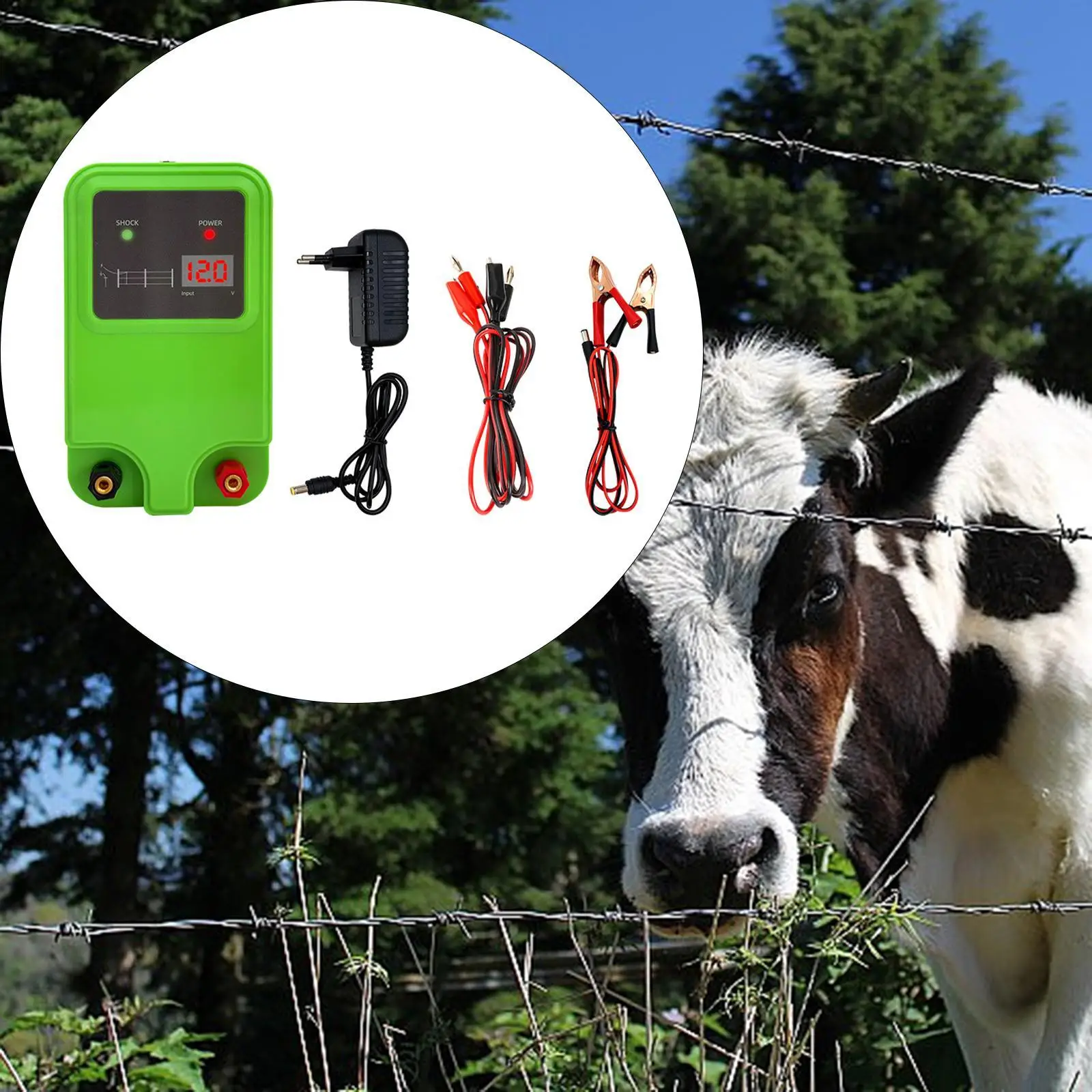 

Electric Fence Charger Accessory Electric Fence Charger for Pets Lawn Farm