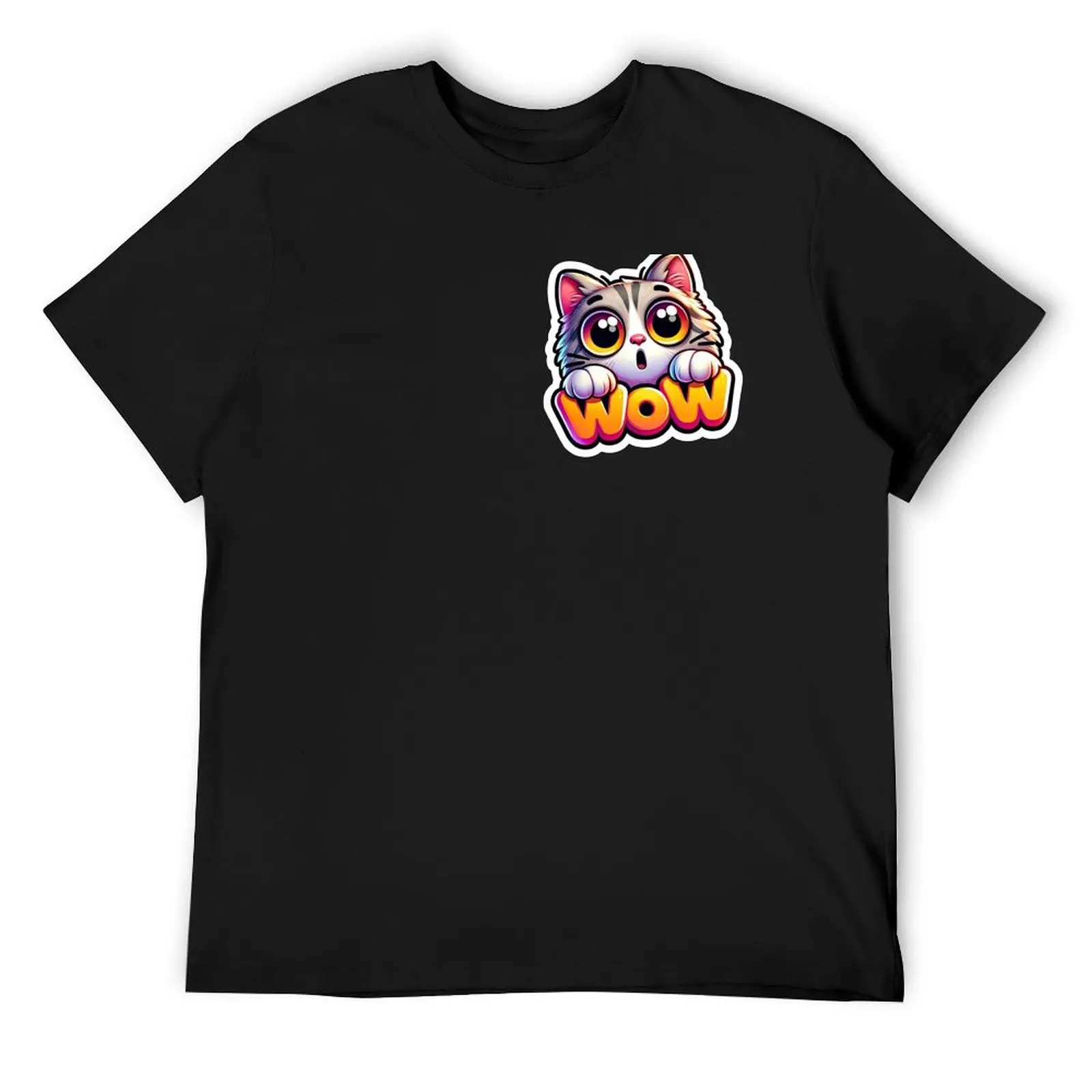 

Wow Cat T-Shirt luxury t-shirt summer top custom t-shirts oversized t shirt mens graphic t-shirts pack