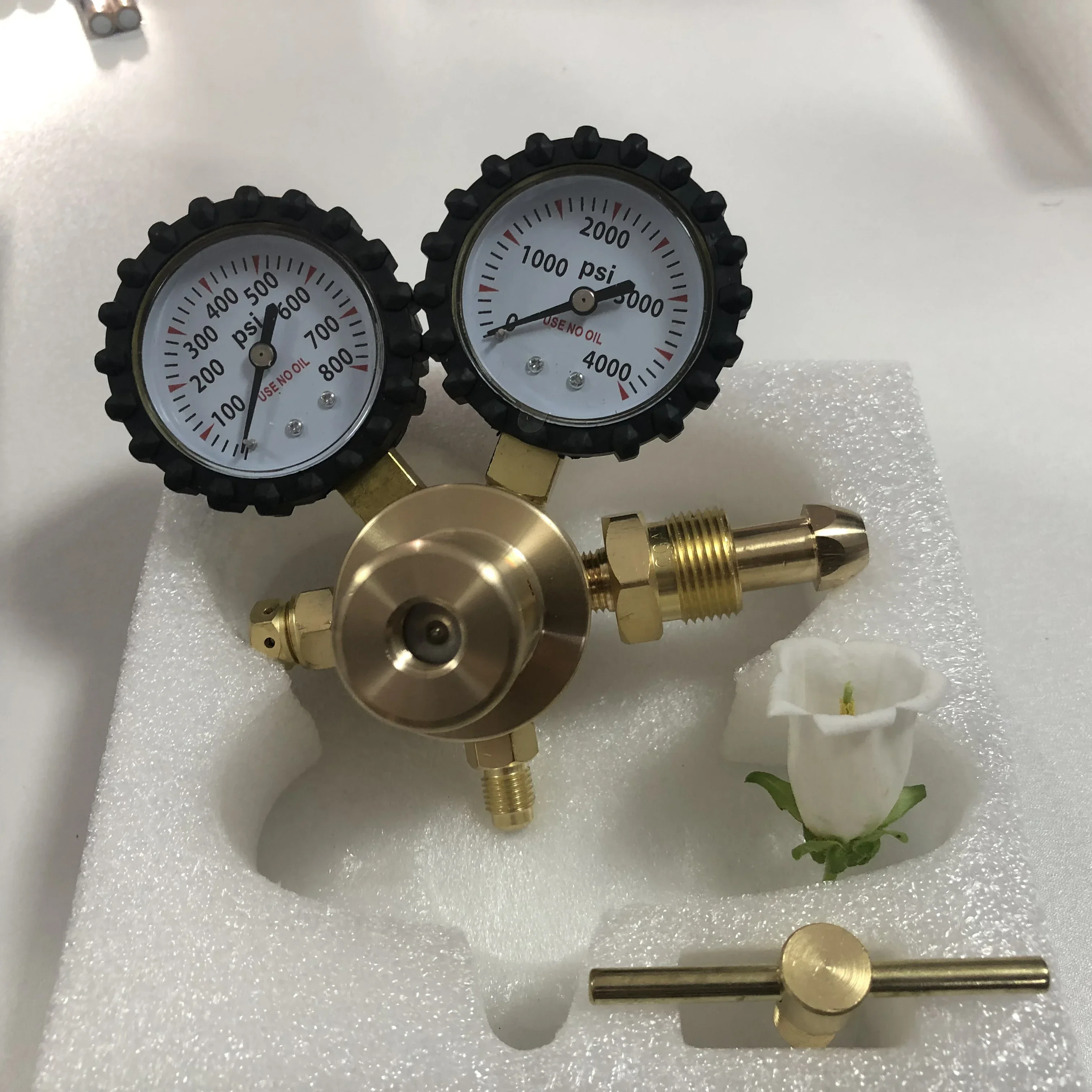 CGA580 All Copper High-Pressure Nitrogen Pressure Reducing Valve