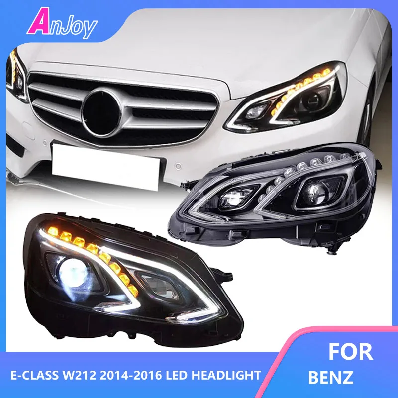 

Car Lights For Benz E-Class W212 2014-2016 LED Headlight Daytime Running Lights Dynamic Turn Signals Auto Accessories