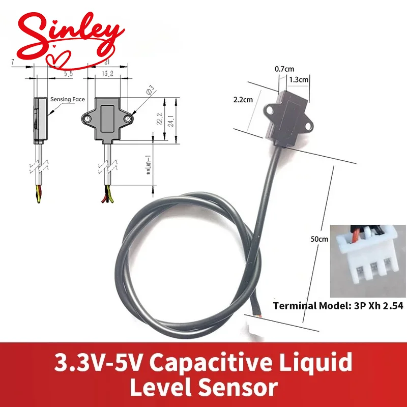 3.3V Capacitive Liquid Level Sensor Detection Switch Alarm Controller 5V Water Level Detector Non contact Water Level Sensor