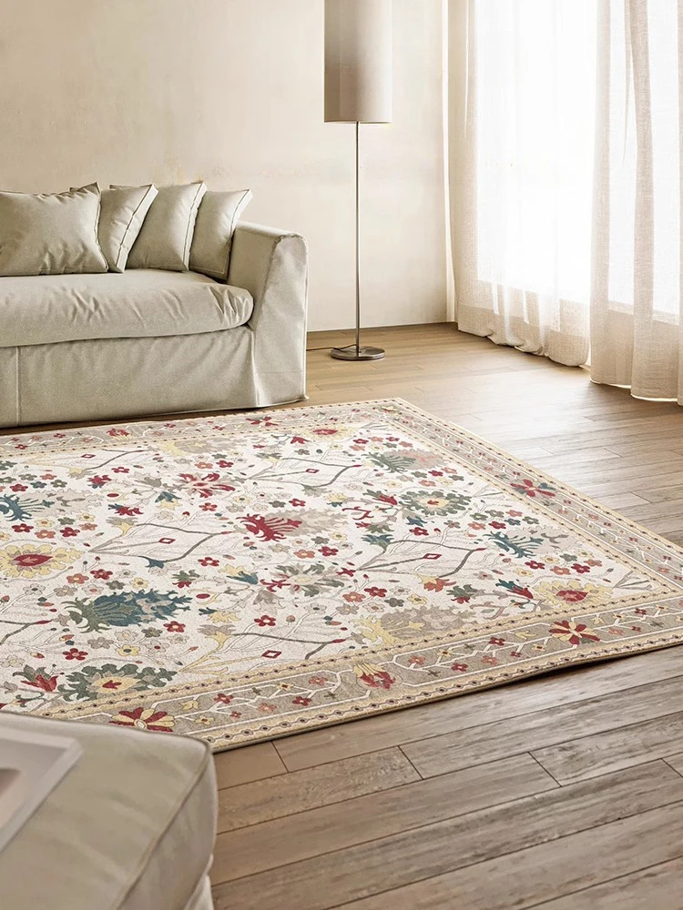 Retro Living Room Large Area Carpets Ethnic Style Bedroom Decoration Carpet Soft Cloakroom Rug Non-slip Coffee Table Rugs Ковер