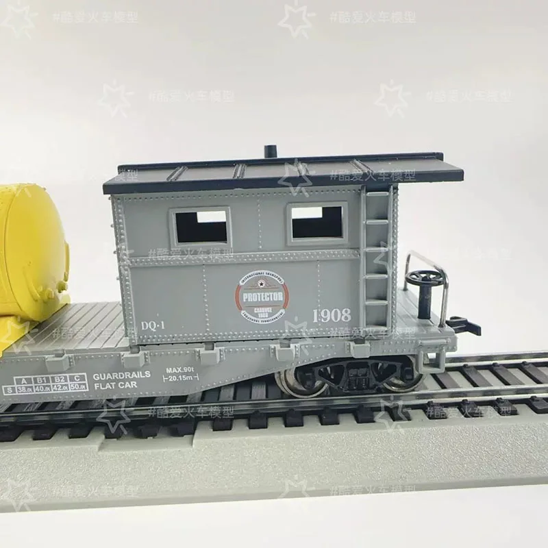 HO Scale HF 1:87 40-foot Oil Tank Transporter Mini Train Model Classics Adult Souvenir Gift Hobby & Toys