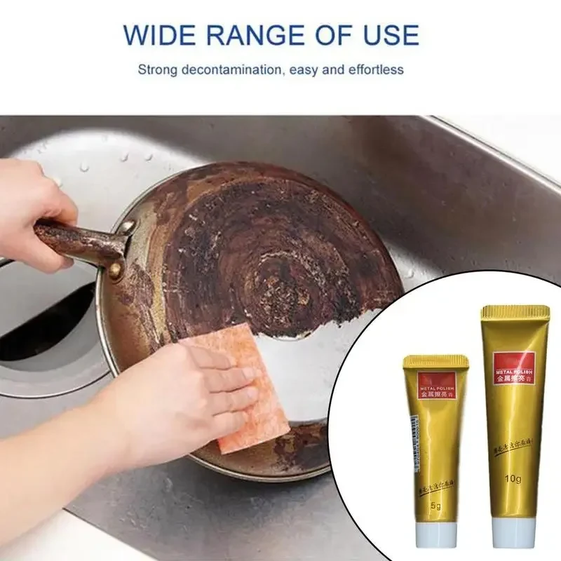 New 5/10g Metal Polishing Paste Polishing Wax Mirror Metal Steel Ceramic Watch Polishing Paste Rust Remover Kitchen Accessories