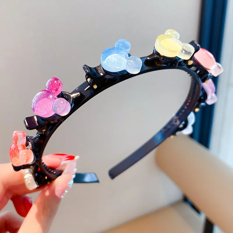 New Cute Cartoon Hairbands Girls Flowers Fruits Shape Hair Hoop Bands Korea Headwear Children for Kids Hair Accessories Gift