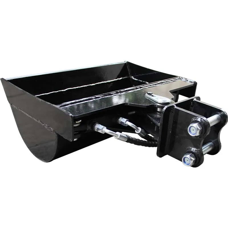 Kleines Baggerzubehör – 600-mm-Neigungseimer, kleiner Baggereimer, hydraulischer Neigungsbagger, geeignet für Gartenarbeit, Farmlan