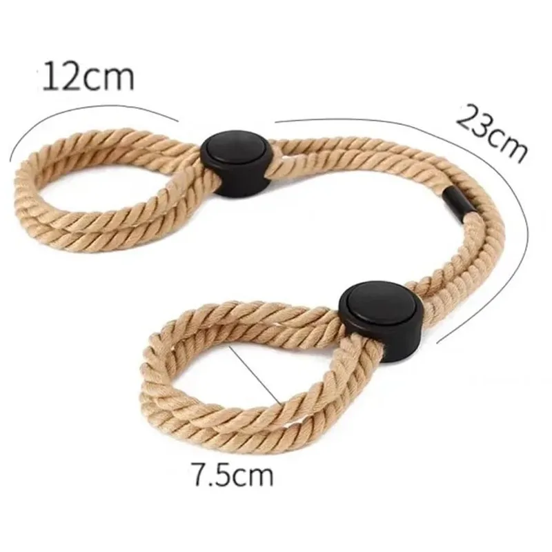 Cotton Rope Handcuffs Ankle Cuffs BDSM Bondage Sex Toys SM Slave Restraints Hand Wrist BDSM Binding Toys for Sex Adult Games