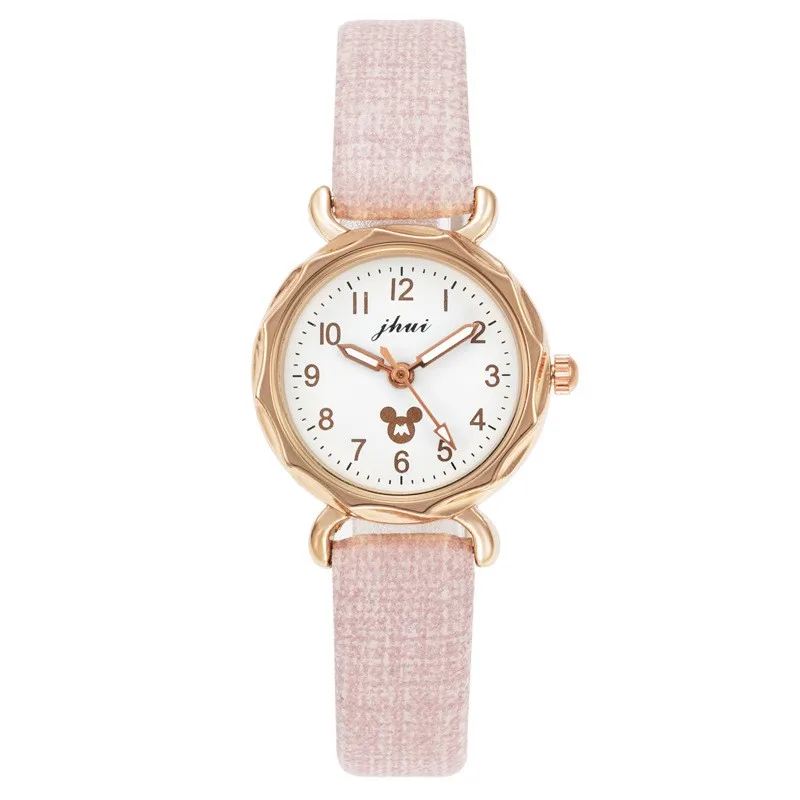 Montre à quartz tête de petite souris pour dames, montre cadeau mignonne, nouveau lancement populaire