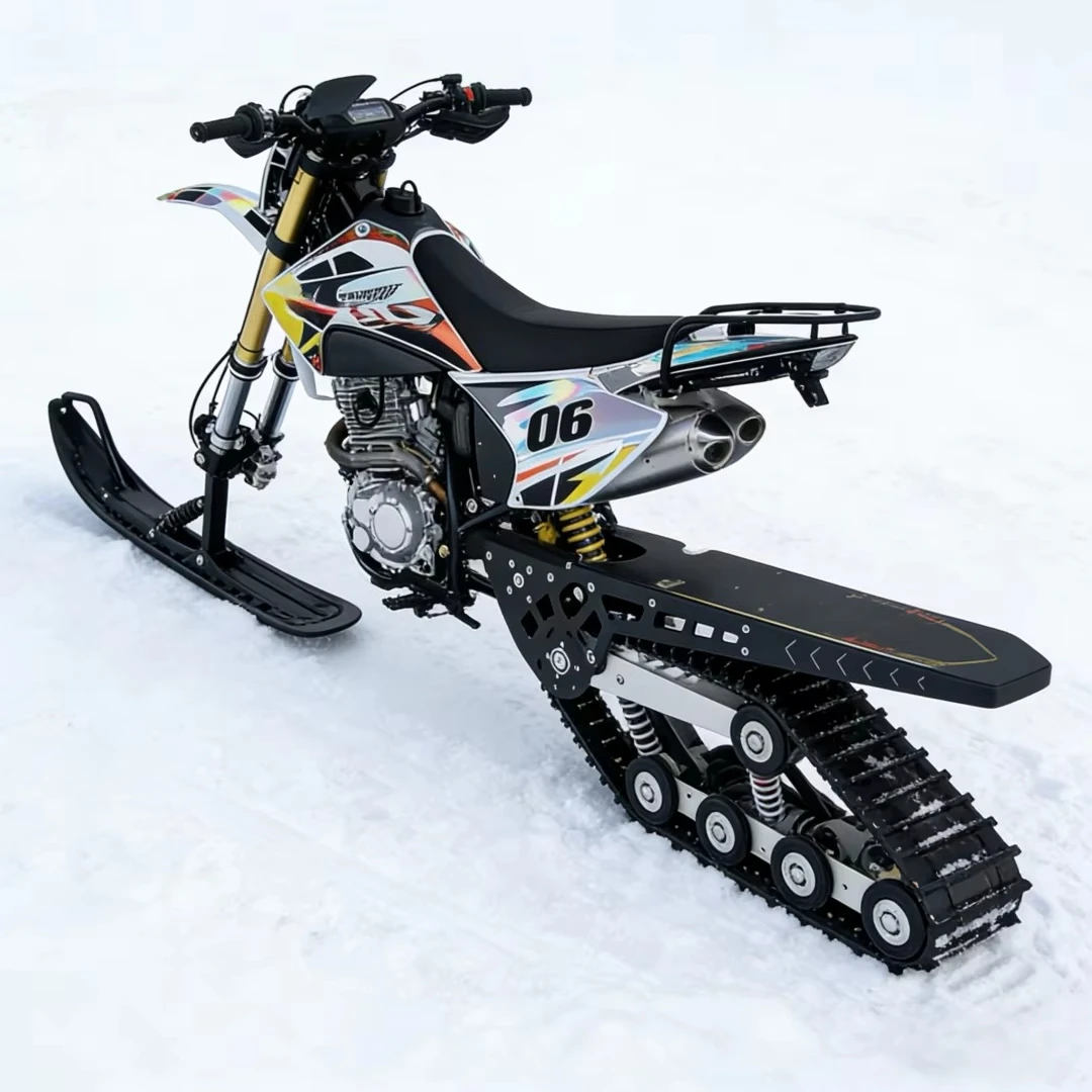 2026 New 300cc Snowmobile Adults 2-Wheeler Off-Road Snow Bike All-Terrain Winter Outdoor Sports Motorized Snow Mobile