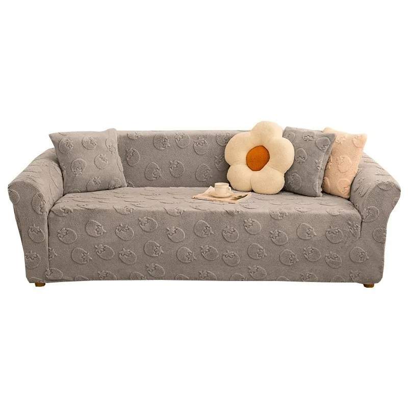All-inclusive Non-slip Sofa Protector, New Winter Thickened Elastic Slipcover, Anti-Cat Scratch Integrated Couch Cushion Cover