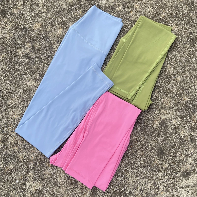 กางเกงเลกกิ้งกีฬากางเกงโยคะเอวสูงของผู้หญิงมีกระเป๋าขนาดพลัสไซส์กางเกงออกกำลังกายเนื้อนุ่ม25