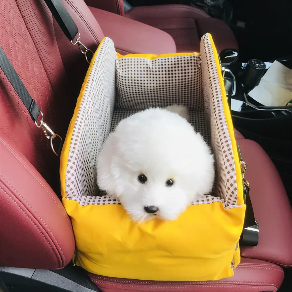 Dog Carrier For Outdoor Use Car Seat Bed Washable Portable Pet Travel Bag Home Cat Carrier Dog Nest Breathable