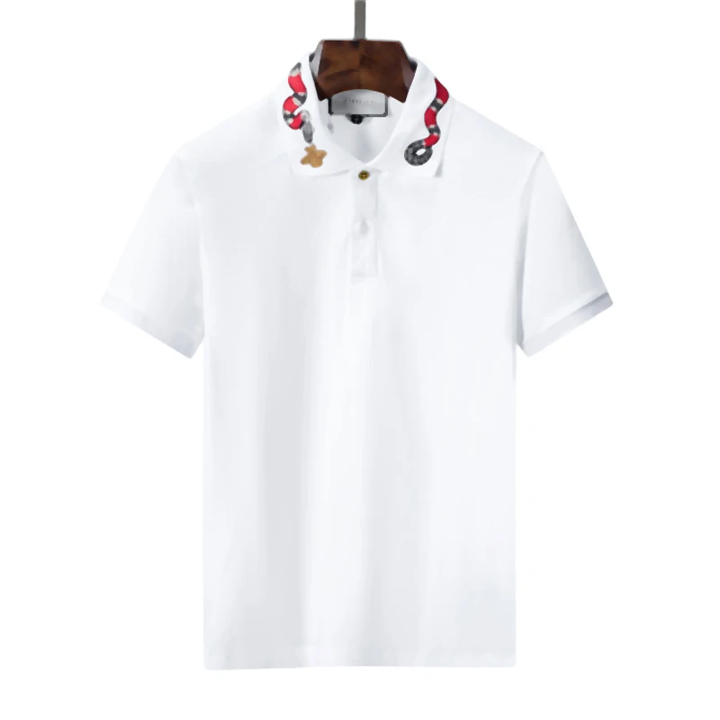 Original Designer polo shirt men Polos Shirts Embroideried Badge Short Sleeve Cotton Casual Tops Summer Outfit