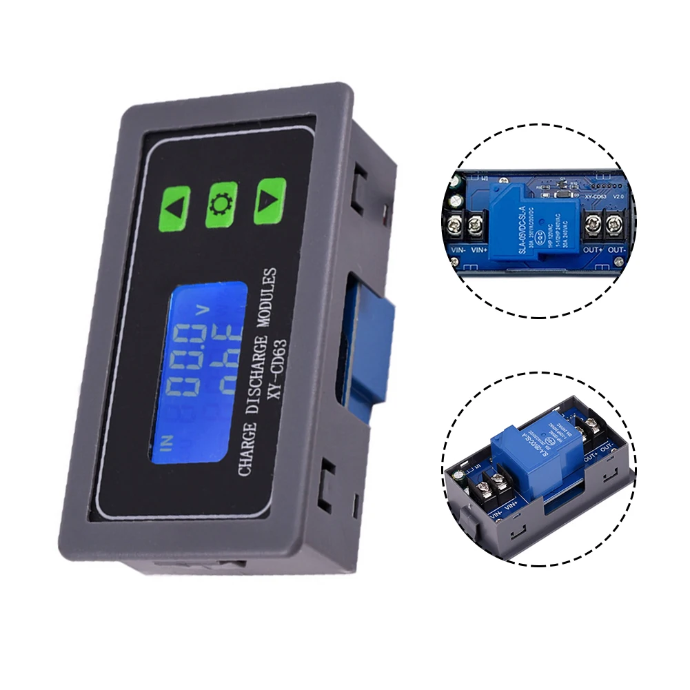 1 Piece 30A Lithium Battery Charge Discharge Controller Auto Stop Voltage Protector For DC 6V-60V Power Management Module