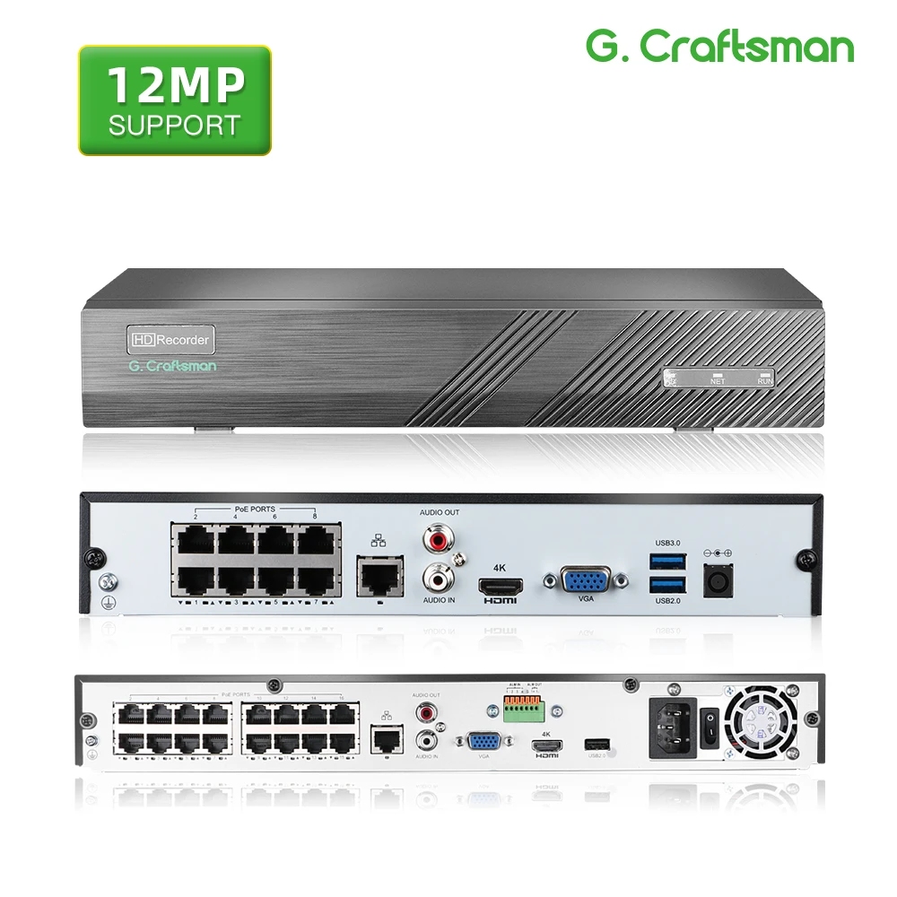 4K 8Ch 16Ch Poe Nvr… - image
