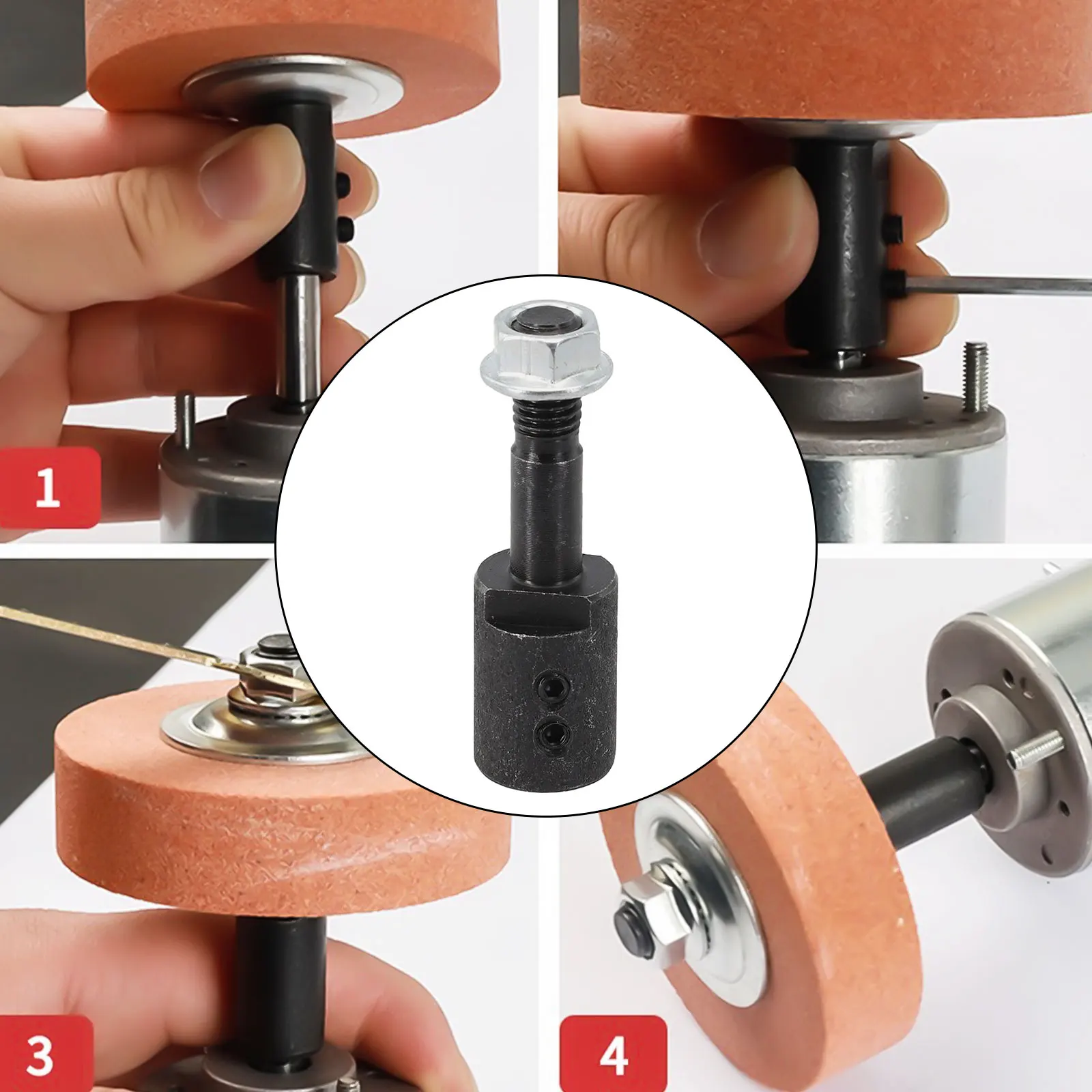 

1 Set Spindle Adapter For Grinding Polishing 5-16mm Shaft Motor Bench Grinder Home Polishing Tool Replacement Accessories