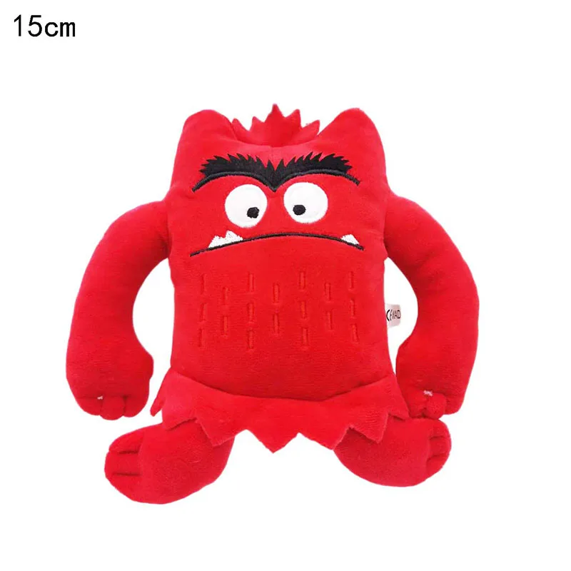 6pcs/set Kawaii The Color Monster Plush Doll Children Monster Color Emotion Plushie Stuffed Toy For Kids Birthday Gifts