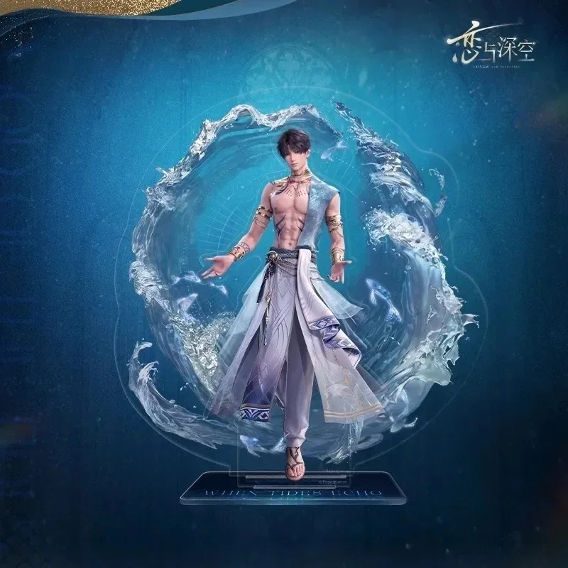 Official Love and Deepspace When Tides Echo Rafayel God of Tides Silk Scarf Hair Band Acrylic Stand Badge Anime Cosplay Gift