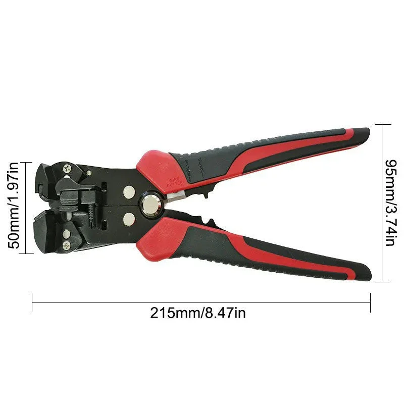 Alicate de descascamento de fio automático três em um, faca de descascamento, nova ferramenta de corte de cabo eletricista, alicate de friso 0.2-6mm2