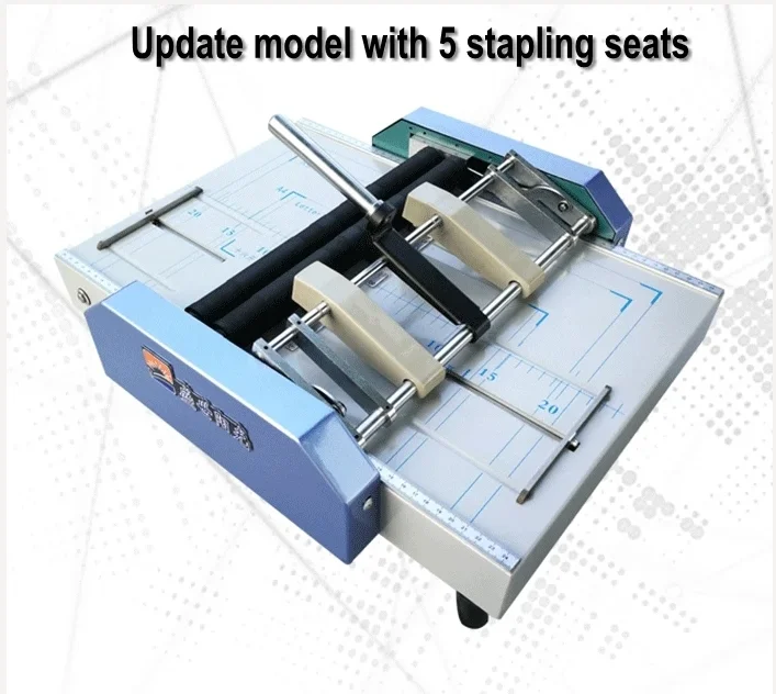 Manual Booklet Making Machine A3+ Size For Pamphlet Flyers Brochures 16 Sheets Max