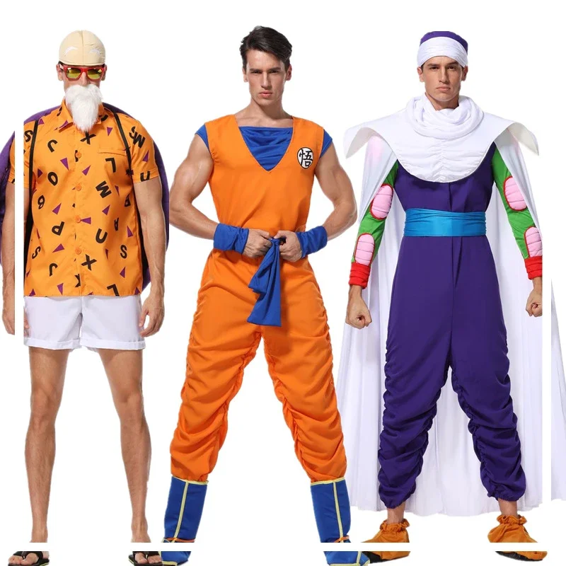 Disfraz de Goku KameSennin, Cosplay de Kame Sennin, Piccolo, monos de Anime para adultos, disfronts de Carnaval de Halloween, nu