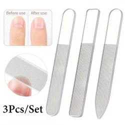 3Pcs/Set Nano Glass Nail Files Professional Polishing Manicure Art Tool Washable make nails brighten easily like nail polish