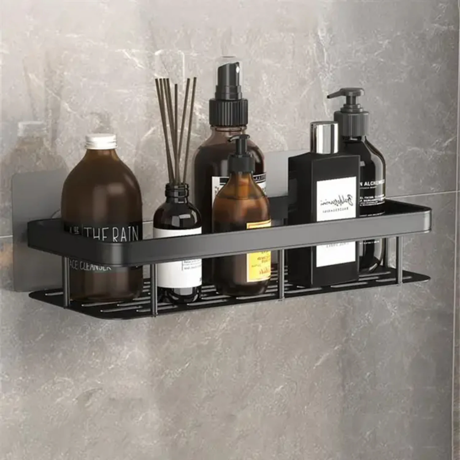 Bathroom Shelves No-drill Corner Shelf Shower Storage Rack Holder Toilet Organizer Bathroom Accessories