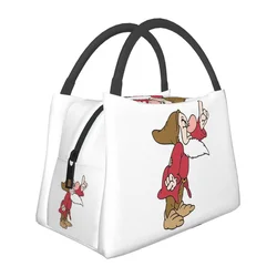Grumpy Dwarf Lunch Bags Insulated Bento Box Waterproof Lunch Tote Picnic Bags Cooler Thermal Bag for Woman Student Travel