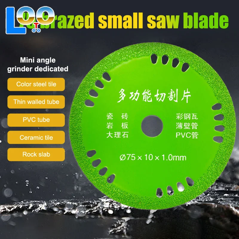 75 مللي متر أقراص القطع الزجاجية الماس الرخام شفرات المنشار 3 بوصة 10 مللي متر اليشم كريستال زجاجات النبيذ طحن قطع طحن أقراص أدوات