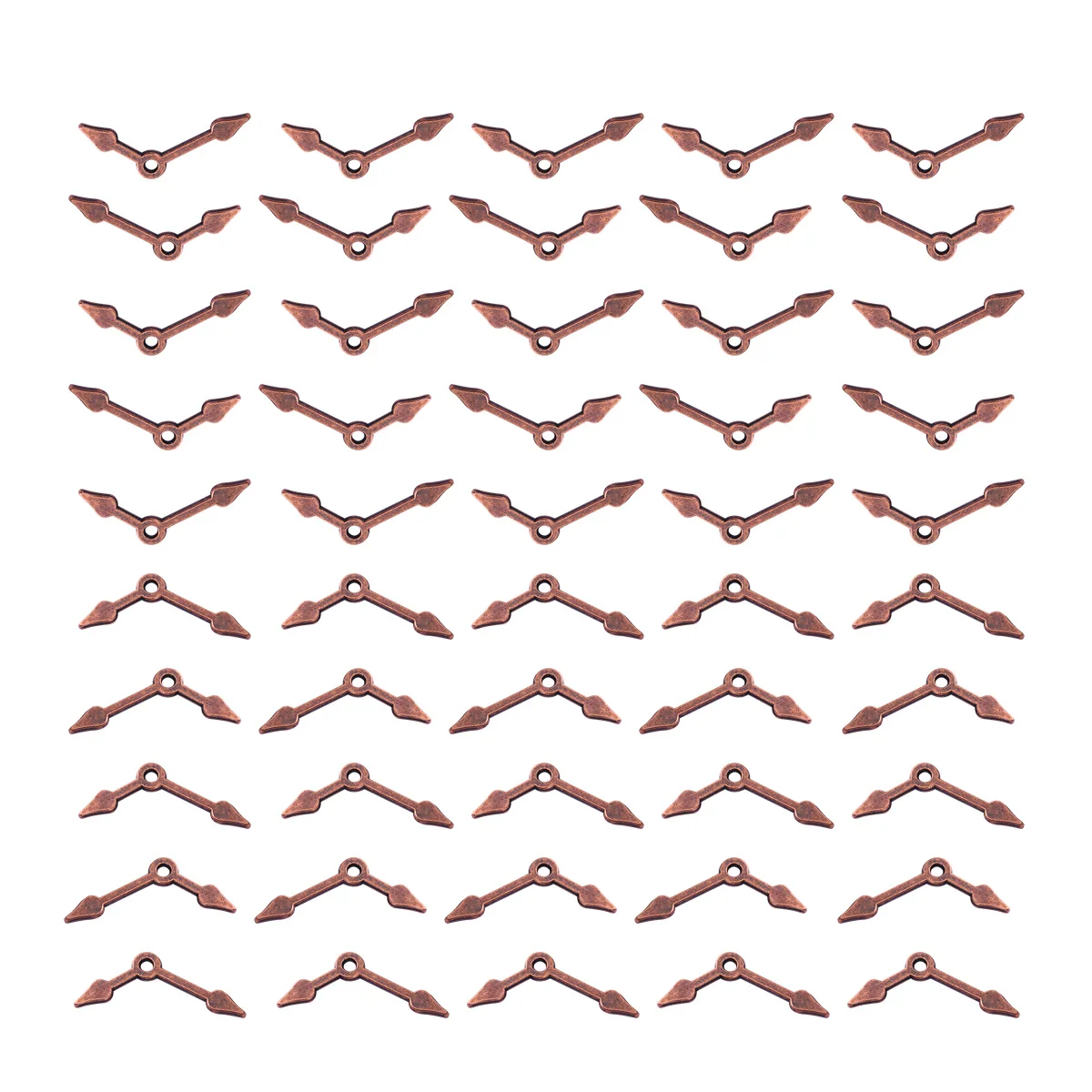 

100Pcs Red Bronze Alloy Gear Pendant Charms DIY Jewelry Craft Supplies for Necklace Bracelet Anklet Keyring Decorative Accessory