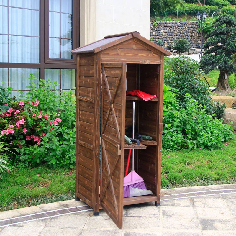 Villa glove cabinet storage room heightened toolbox storage cabinet wood