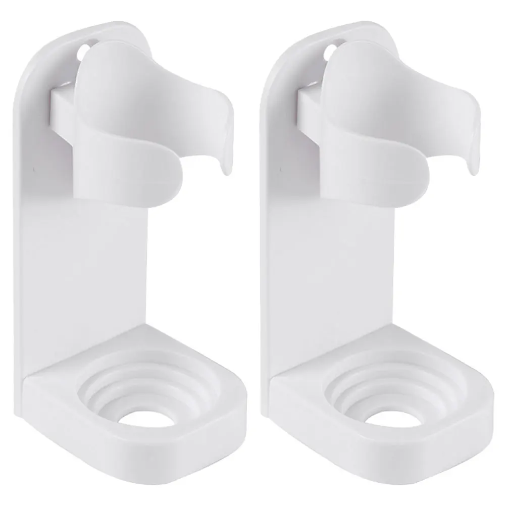 

2pcs Bathroom Toothbrush Holder Set Wall Mount Wall Mounted Suction Cup Rack Bathroom Storage Shower Toothbrush Shower Holder