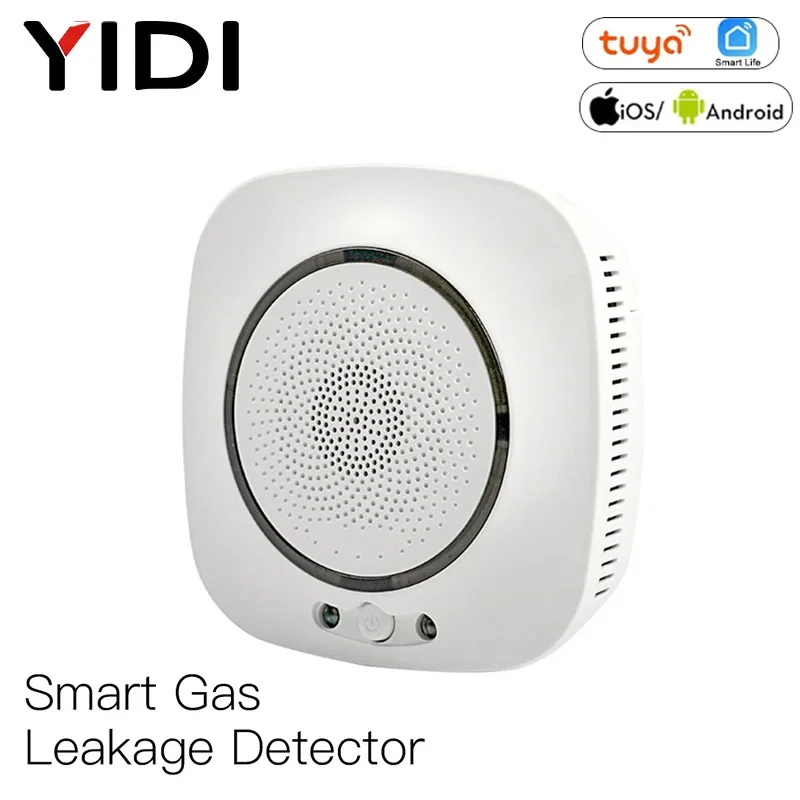 WiFi Smart Gas Leakage Fire Security Detector Gas Combustible Alarm Sensor Smart Life Tuya App Control Home Security System
