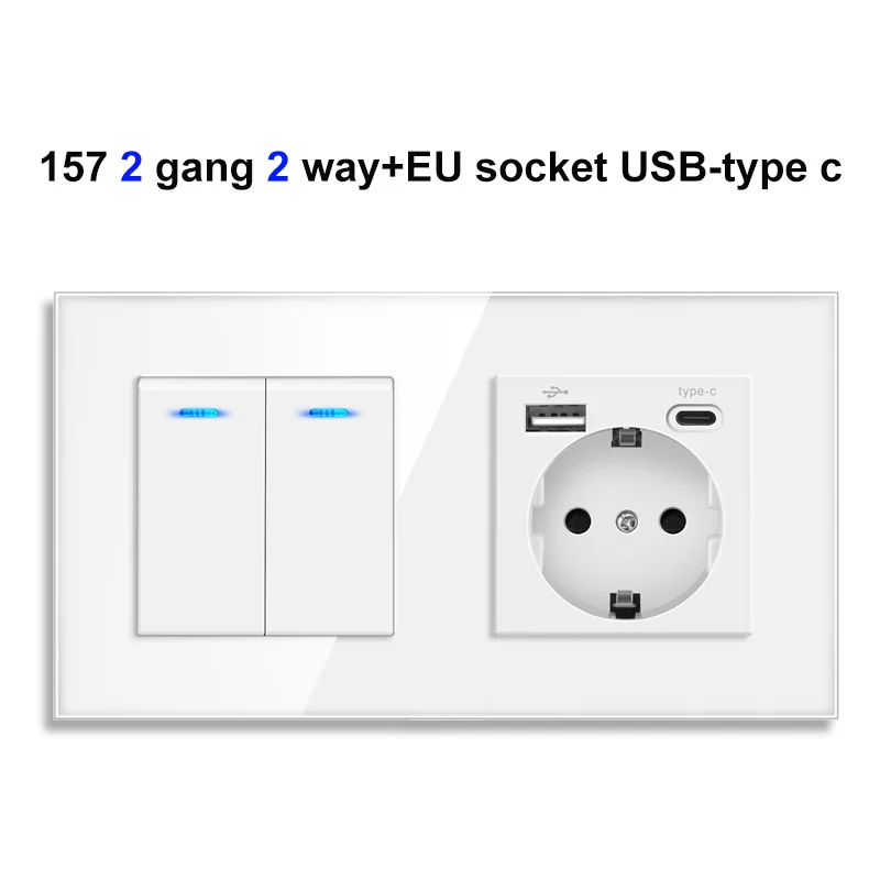 Variant: 157  2 gang 1 c