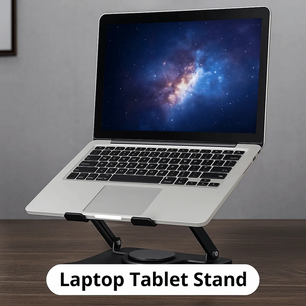 360° Rotation Rotatable Laptop Stand Adjustable Multi Angle Laptop Holder Heat Dissipation Metal Laptop Metal Bracket Tablet