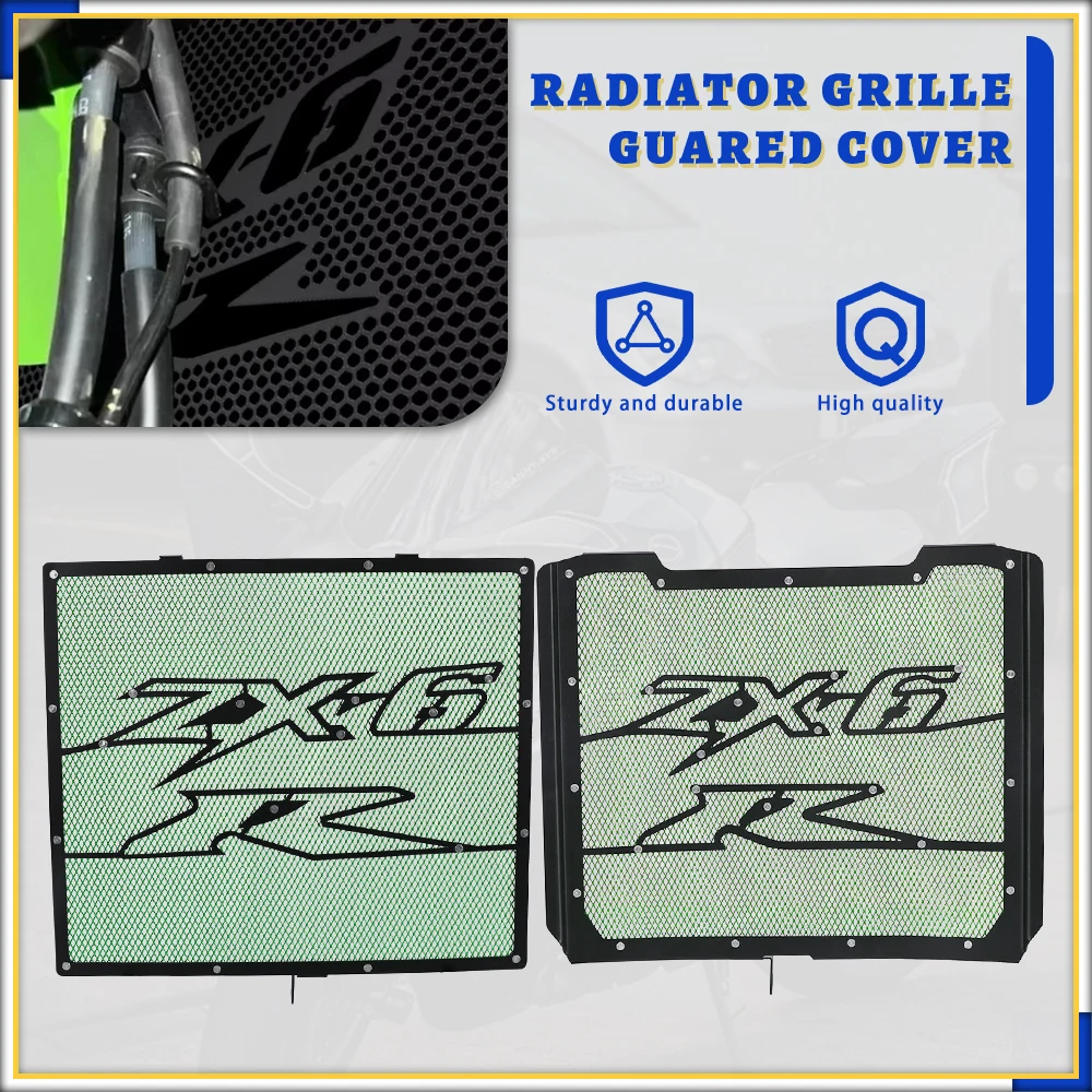 

Radiator Grille Cover Guard Protection Protetor NinjaZX6R 2024 2023 ZX For Kawasaki ZX6R NINJA ZX6R ZX-6R ZX636 KTR 2009~2025
