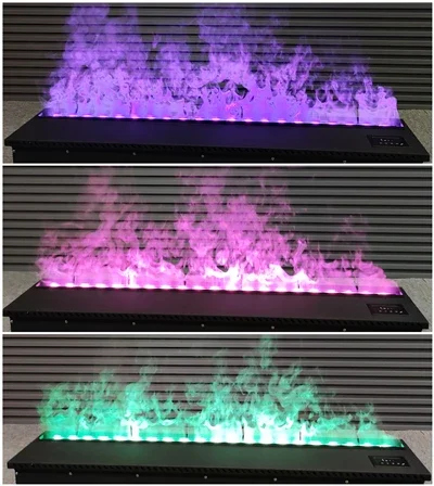 1800mm APP Color Matching Interior Decoration Multi-color Artificial Simulated Flame Steam Fireplace