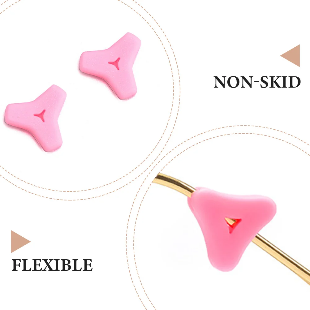

20 Pairs Of Strong Flexible Silicone Glasses Retainers Non-Slip Ear Grips For Outdoor Sports Activities