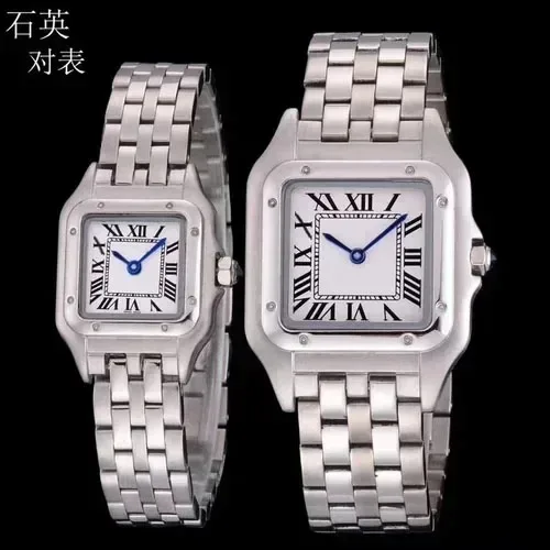 ساعة كوارتز مربعة ماسية فاخرة للنساء من الفولاذ المقاوم للصدأ باللون الذهبي مقاومة للماء وساعات يد أنيقة للسيدات