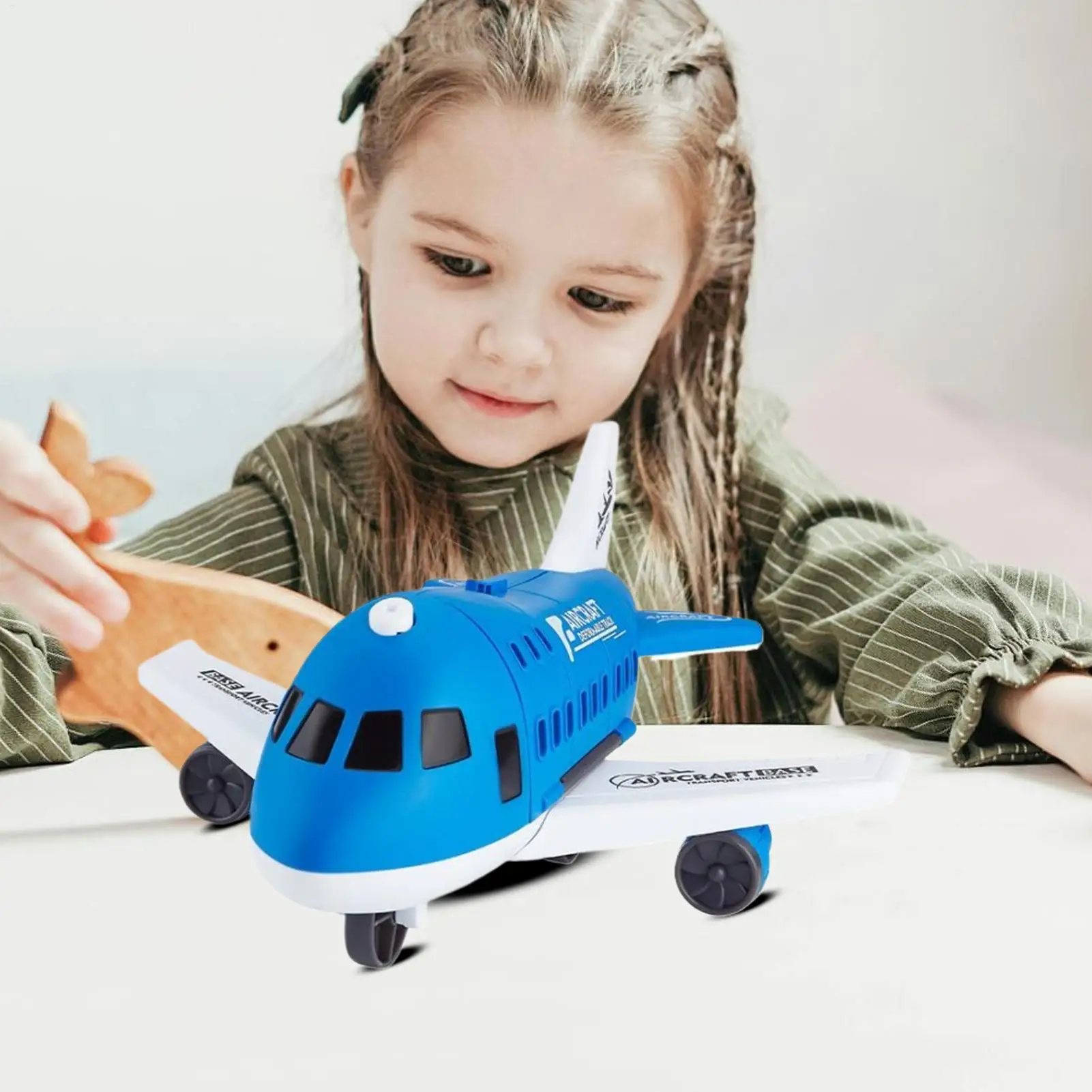 

Toddler Airplane Toys Educational Games Interactive Playset Transform Cargo Toy Airplanes Set for Boys Girls Kids Birthday
