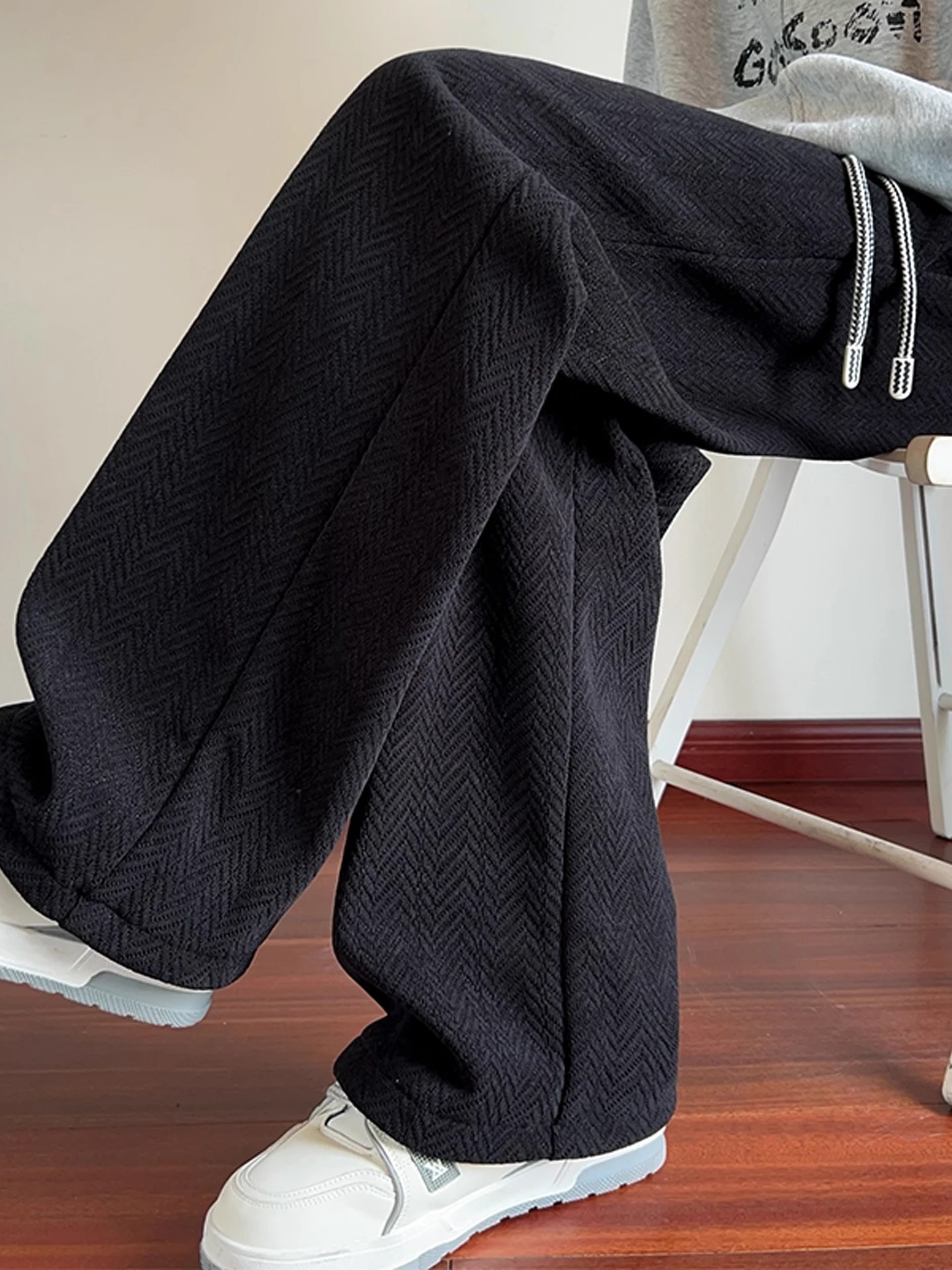 

Мужские вельветовые брюки цвета хаки, повседневные, осенне-зимние, прямые, свободные, модные, спортивные, широкие, длинные, новые, GPOUHO