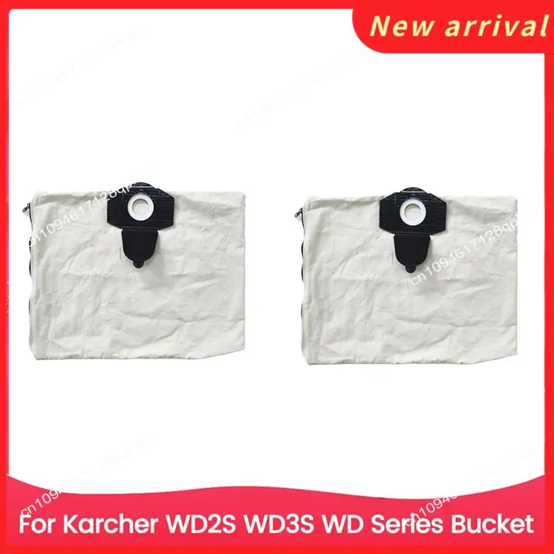 N89R wiederverwendbarer Reißverschluss-Staubbeutel für Staubsauger der Karcher WD2S WD3S WD-Serie, langlebiger Staubbeutel